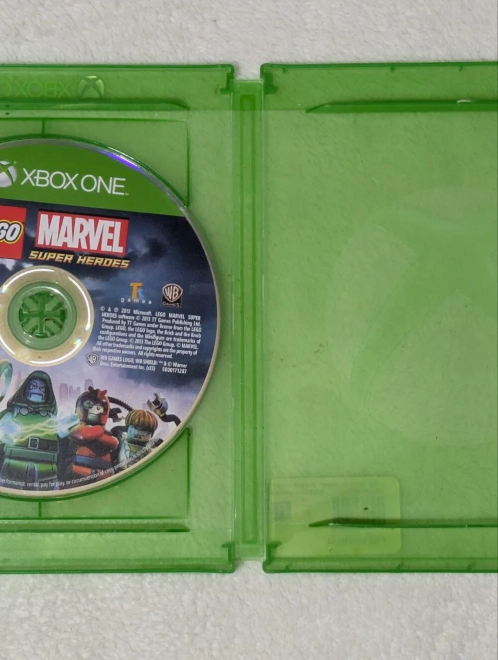 LEGO Marvel Super Heroes (Xbox One) – Disc & Replacement Case